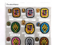 Deutschland  nach 1945, Sammlung 23 Stück Abzeichen zum Thema "IVV Internationaler Volkssportverband" jeweils komplett mit Nadel bzw. Nadelsystem