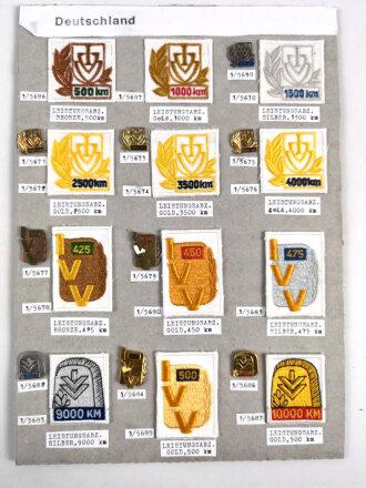 Deutschland  nach 1945, Sammlung 21 Stück Abzeichen...