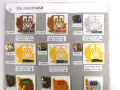 Deutschland  nach 1945, Sammlung 21 Stück Abzeichen zum Thema "IVV Internationaler Volkssportverband" jeweils komplett mit Nadel bzw. Nadelsystem