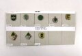 Deutschland nach 1945, Sammlung 8 Stück Abzeichen zum Thema "Forst " jeweils komplett mit Nadel bzw. Nadelsystem