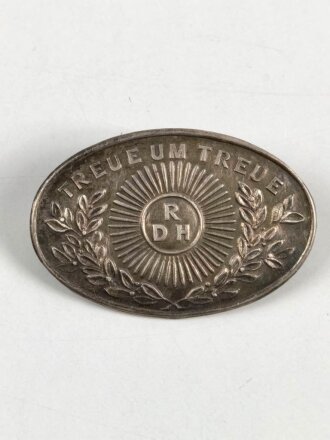 Reichsverband Deutscher Hausfrauen, Brosche in 800 Silber, Breite 37mm