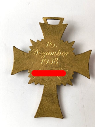 Ehrenkreuz der Deutschen Mutter ( Mutterkreuz ) in Gold