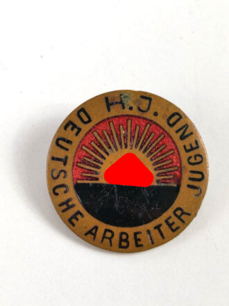 Hitlerjugend "Traditionsabzeichen ( für Angehörige vor Juni 1932 ) ,22mm, Nadel neu angelötet