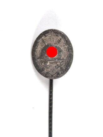 Miniatur, Verwundetenabzeichen Silber 1939, Größe 16 mm an Nadel