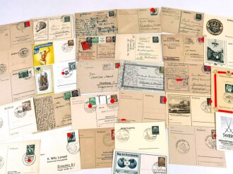 Konvolut 30 Postkarten meist III.Reich aus verschiedenen...