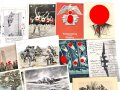 Konvolut 35 Ansichtskarten III.Reich aus verschiedenen Nachlässen, alle mehr oder weniger defekt