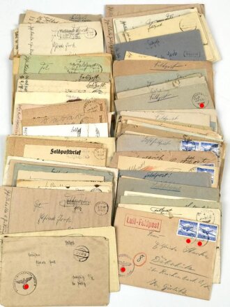 Konvolut 80 Feldpostbriefe Wehrmacht aus verschiedenen...