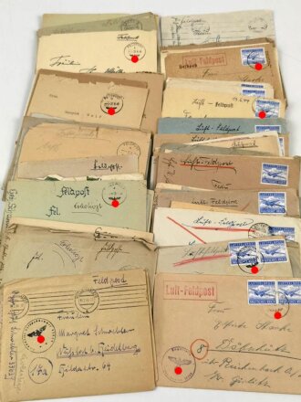Konvolut 82 Feldpostbriefe Wehrmacht aus verschiedenen...
