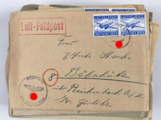 Konvolut 82 Feldpostbriefe Wehrmacht aus verschiedenen Nachlässen