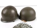 Österreich, Stahlhelm frühes Bundesheer. Ehemalige U.S. Glocke aus dem 2.Weltkrieg, leicht modifiziert und mit neuem Liner weitergetragen