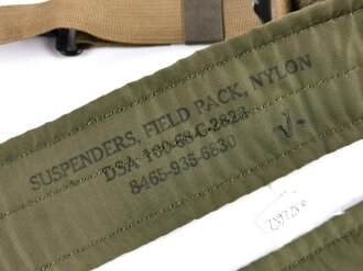 U.S. 1968 dated Suspenders , Field Pack, Nylon