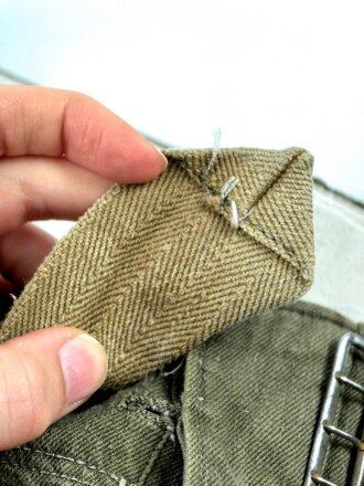 Heer, kurze Hose für Angehörige des Afrikakorps. getragenes Stück in gutem Gesamtzustand
