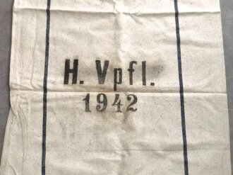 Grosser Sack für Heeresverpflegung datiert 1942, guter Zustand