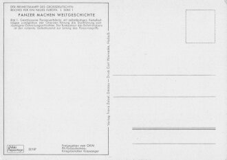 Ansichtskarte "Panzer machen Weltgeschichte"