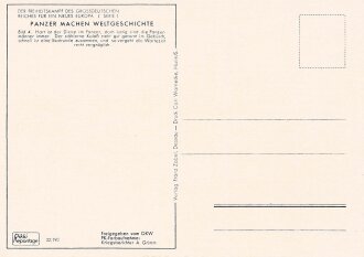 Ansichtskarte "Panzer machen Weltgeschichte"