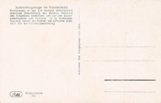 Ansichtskarte "Im Hörsaalflugzeug Ju 52"