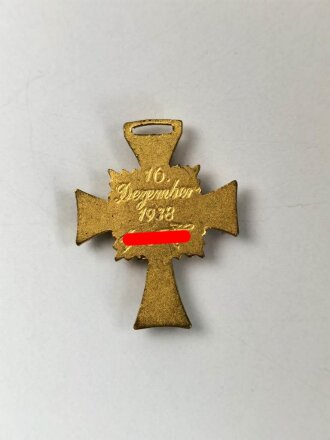 Miniatur, Ehrenkreuz der Deutschen Mutter in Gold, Größe 22mm