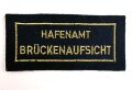 Ärmelabzeichen " Hafenamt Brückenaufsicht "