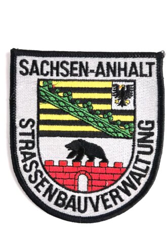 Ärmelabzeichen, Sachsen Anhalt " Strassenbauverwaltung "