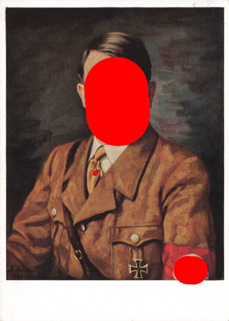 Ansichtskarte "Adolf Hitler" Nach dem Originalgemälde von Bruno Jacobs
