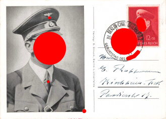 Ganzsache "Geburtstag des Führers" 1941