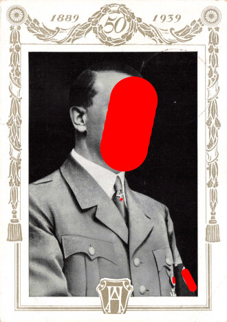 Ansichtskarte "Adolf Hitler" 50 .Geburtstag