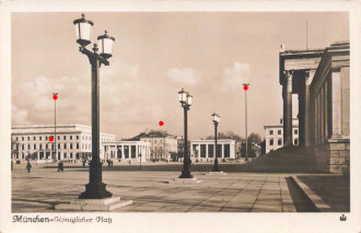 Ansichtskarte "München - Königlicher Platz"