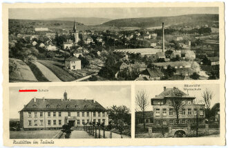 Ansichtskarte "Naststätten im Taunus" Adolf Hitler Schule