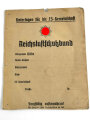 "Reichsluftschutzbund" - Unterlagen für die LS-Gemscheinschaft Deckblatt, stark gebraucht, DIN A4