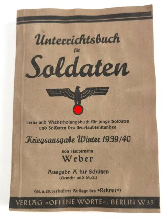"Unterrichtsbuch für Soldaten"...
