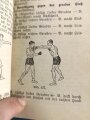 H.Dv. 475 "Sportvorschrift für das Heer" vom 1. Oktober 1938, 126 Seiten, DIN A6, stark gebraucht, loser Umschlag