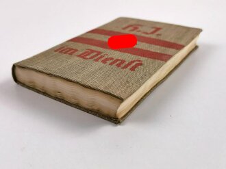 "HJ im Dienst" Ausbildungsvorschrift für die Ertüchtigung der Deutschen Jugend. 363 Seiten, 1940, gebraucht und wasserschaden