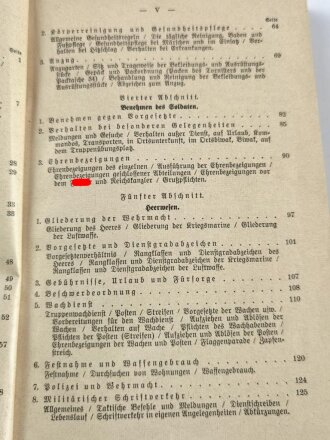 "Der Dienstunterricht im Heere, Ausgabe für den Nachrichtensoldaten" Jahrgang 1938-1939, 381 Seiten, DIN A5, guter Zustand