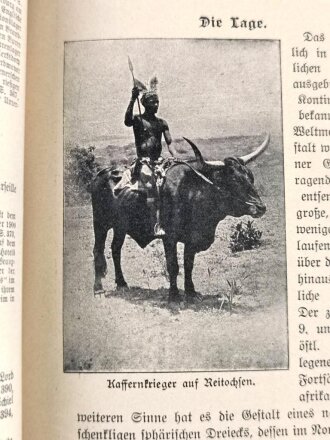 "Die Buren und der Südafrikanische Krieg", 419 Seiten, über DIN A4, 1902, gebraucht