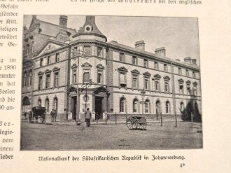 "Die Buren und der Südafrikanische Krieg", 419 Seiten, über DIN A4, 1902, gebraucht