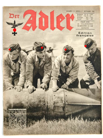 Der Adler, Edition francaise "Les gros morceau est en route", Heft Nr. 19, 21. September 1943