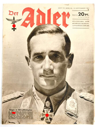 Der Adler "Sieger in 150 Luftkämpfen", Heft Nr. 19, 15. September 1942