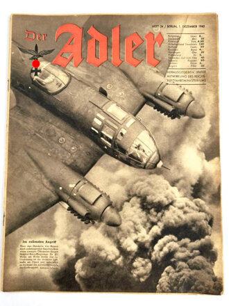 Der Adler "Im rollenden Angriff", Heft Nr. 24, 1. Dezember 1942