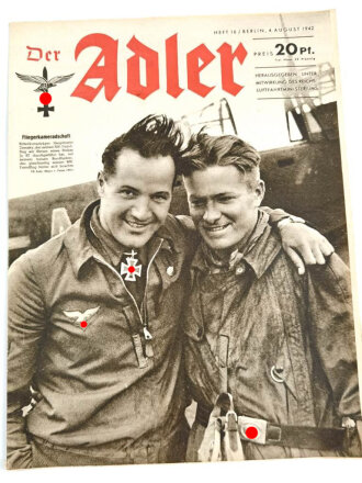 Der Adler "Fliegerkameradschaftf", Heft Nr. 16, 4. August 1942