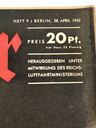 Der Adler "Sturzangriff auf britischen Frachter", Heft Nr. 9, 28. April 1942
