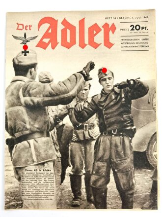 Der Adler "Unser Aß in Afrika", Heft Nr. 14, 7. Juli 1942