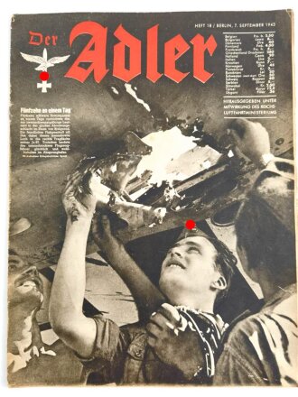 Der Adler "Der Waffenwart", Heft Nr. 18, 7. September 1943