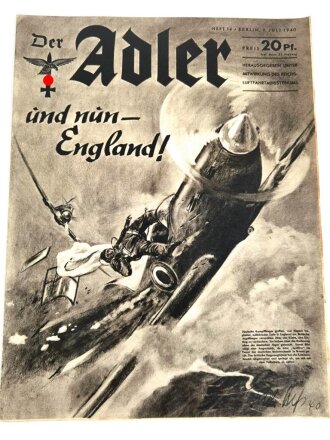 Der Adler "und nun - England!", Heft Nr. 14, 9. Juli 1940