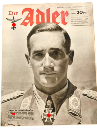 Der Adler "Sieger in 150 Luftkämpfen", Heft Nr. 19, 15. September 1942