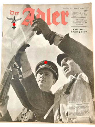 Der Adler, Edition francaise "Lennemi est constamment surveille", Heft Nr. 10, 18. Mai 1943