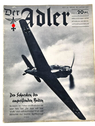 Der Adler "Der Schrecken der angreifenden Briten", Heft Nr. 2a, 23. Januar 1940
