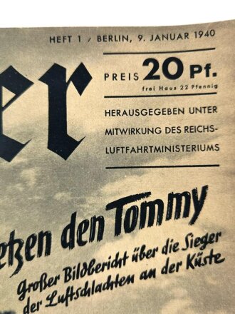 Der Adler "Wir hetzten den Tommy", Heft Nr. 1,...