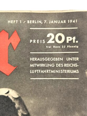 Der Adler "Einem siegreichen neuen Jahr entgegen!", Heft Nr. 1, 7. Januar 1941
