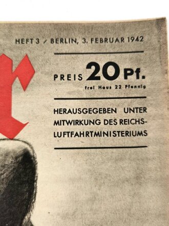 Der Adler "Start bei minus 30 Grad", Heft Nr. 3, 3. Februar 1942