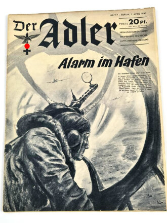 Der Adler "Alarm im Hafen", Heft Nr. 7, 2. April 1940